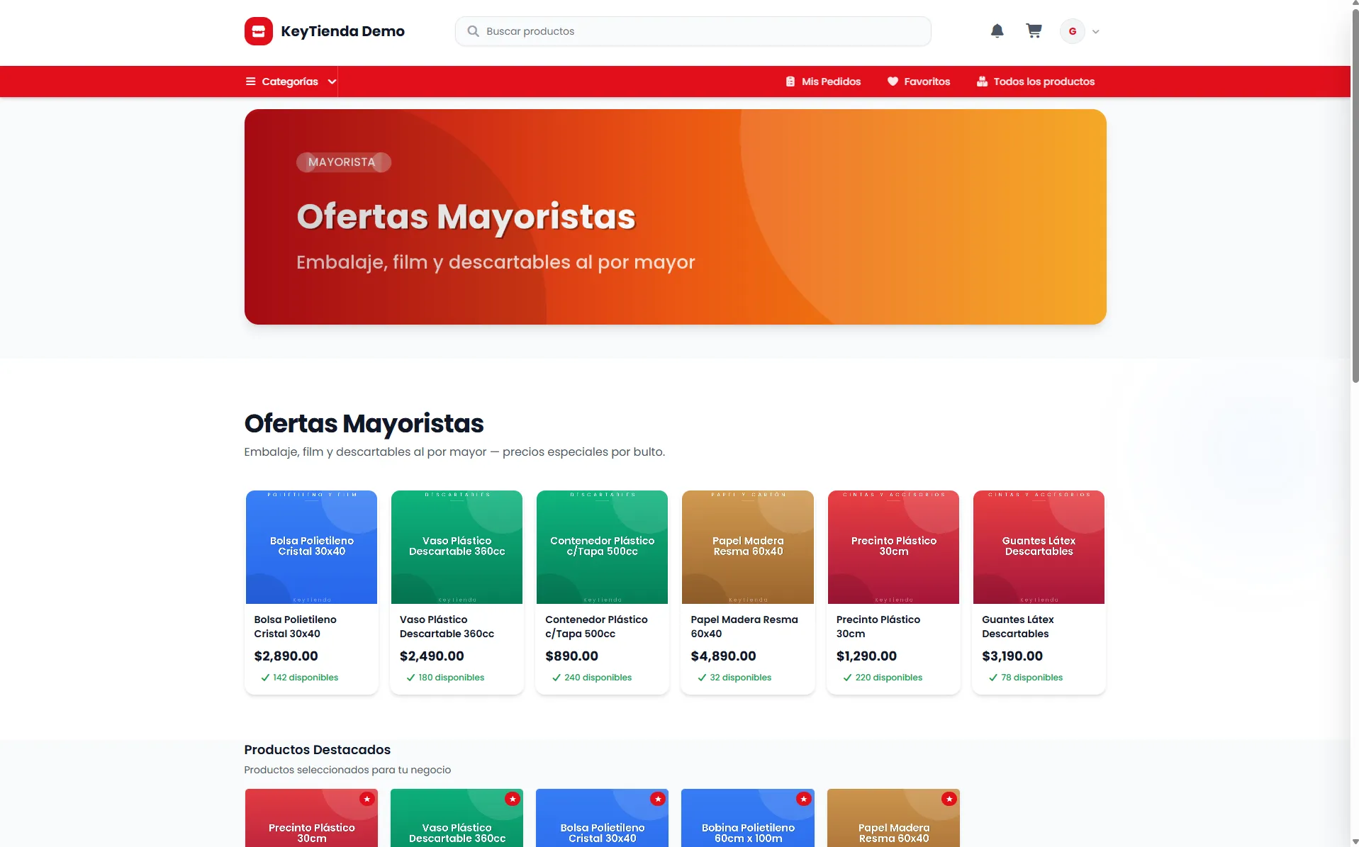 Tienda mayorista